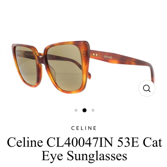 Celine CL40047I Cat Eye Sunglasses - Picture 9 of 11